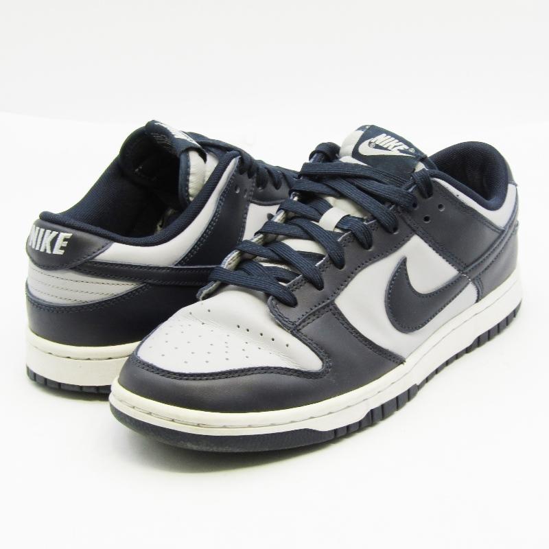 NIKE 美品 ナイキ 26.5cm DUNK LOW RETRO Championship Grey DD1391 
