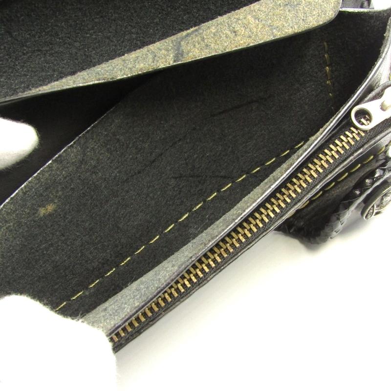 SAAD サード 長財布 コンチョ サドル ロングウォレット ブラック