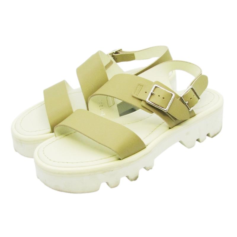 お得品 AURALEE ベージュ ストラップサンダル お得品 AURALEE ベージュ ストラップサンダル