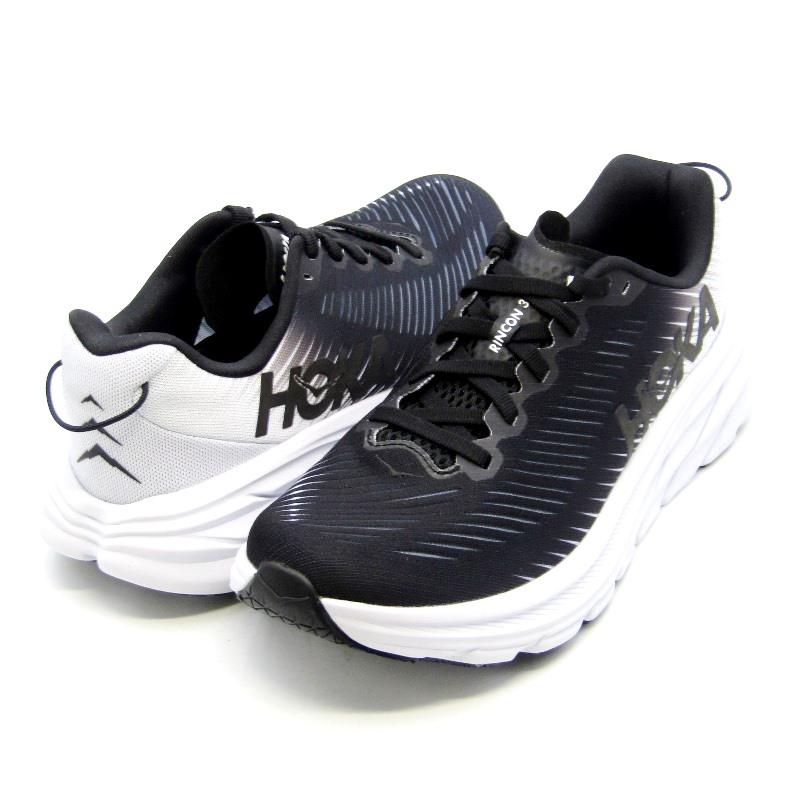 美品 HOKA ONE ホカオネオネ 24cm W RINCON3 1119396-BWHT ウィメンズ 