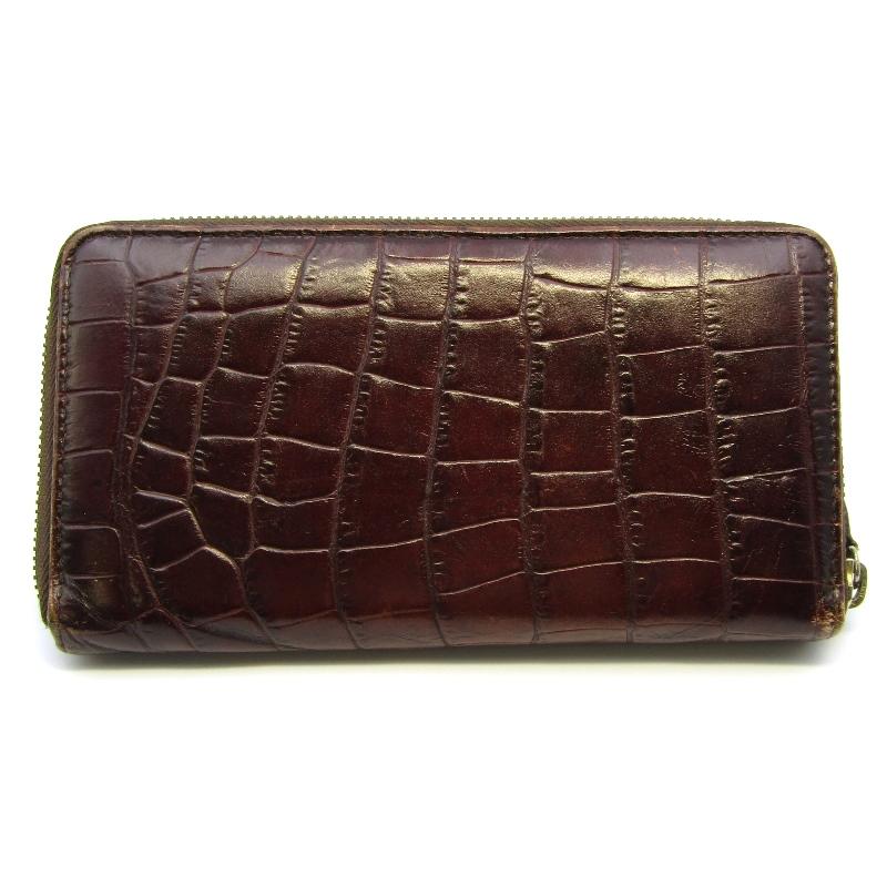 ETTINGER エッティンガー 長財布 クロコ 型押し CC2051EJ 小銭入れ付  