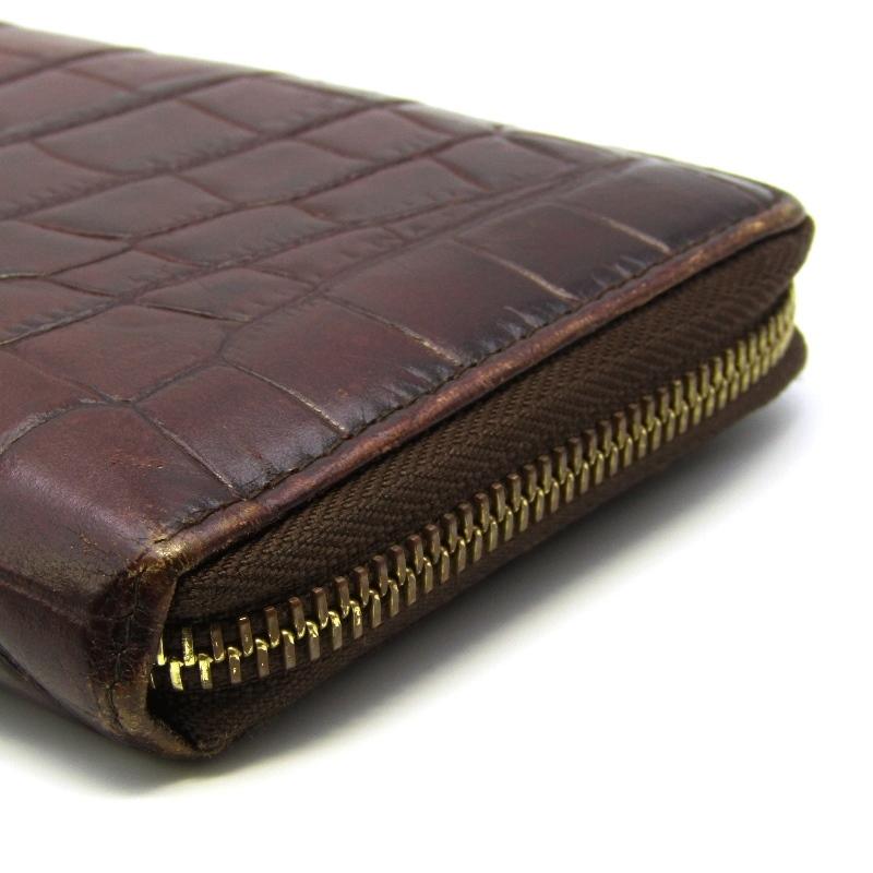 ETTINGER エッティンガー 長財布 クロコ 型押し CC2051EJ 小銭入れ付  