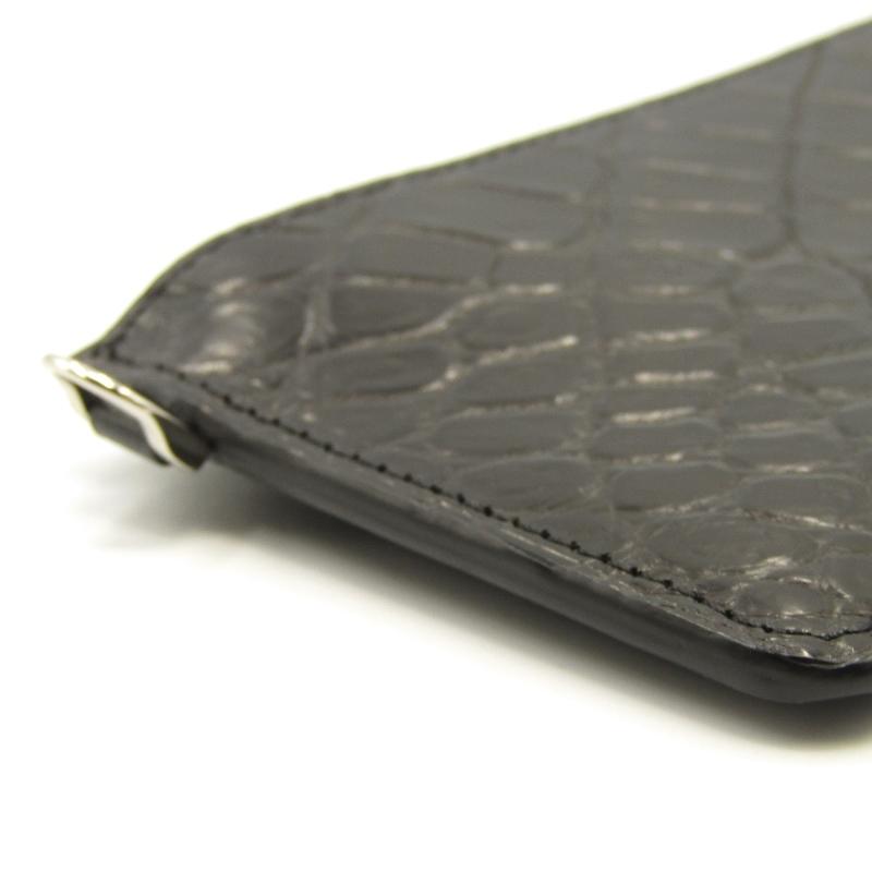 美品 CorMeum コルメウム フラグメントケース クロコ CLS12C2 カード 