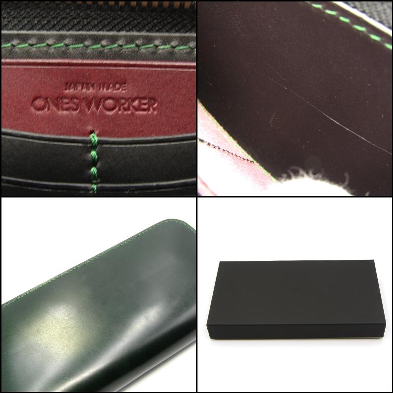 未使用 ONES WORKER ワンズワーカー オイルグレージングコードバン  