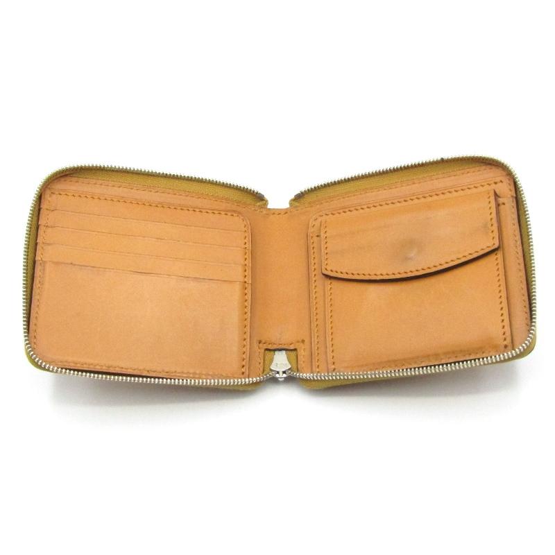 万双 マンソウ ミニ財布 クロコダイル m00000383 ラウンドファスナー  