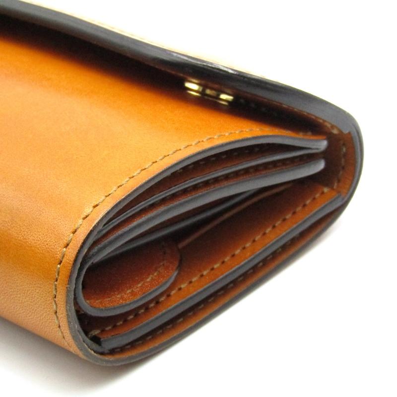 WILDSWANS 美品 ワイルドスワンズ 三つ折り財布 フルグレイン  