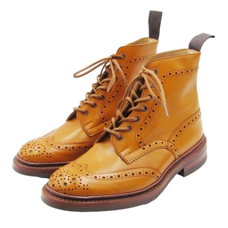 Tricker's STOW 【UK6】カントリーブーツ M5634 茶 箱付き