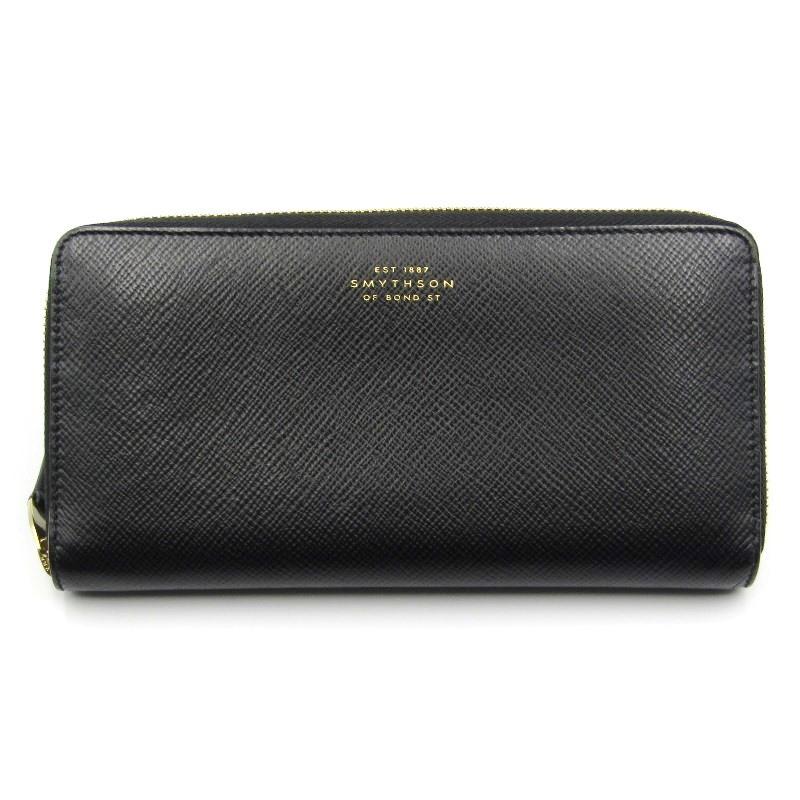 美品 SMYTHSON スマイソン 長財布 PANAMA ZIP AROUND PURSE パナマ 