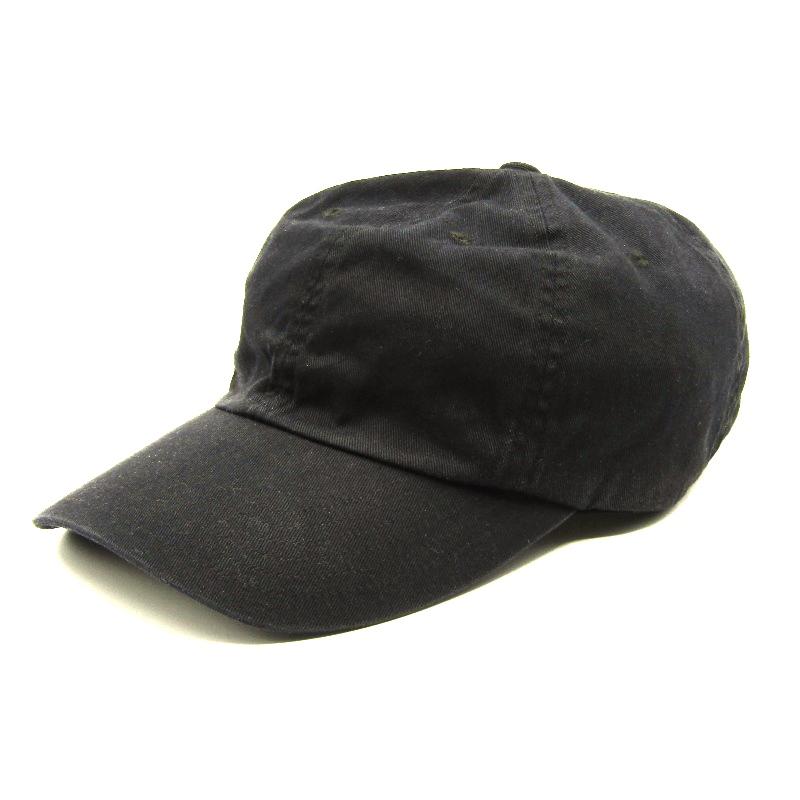 KIJIMA TAKAYUKI STAND CASQUETTE 黒 3 KIJIMA TAKAYUKI / E-003B COTTON OX SOFT HAT (Black)