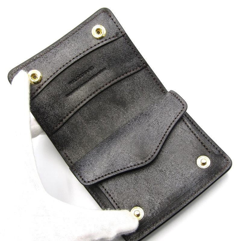 WILDSWANS 未使用 ワイルドスワンズ ミニ財布 フルグレインブライドル  