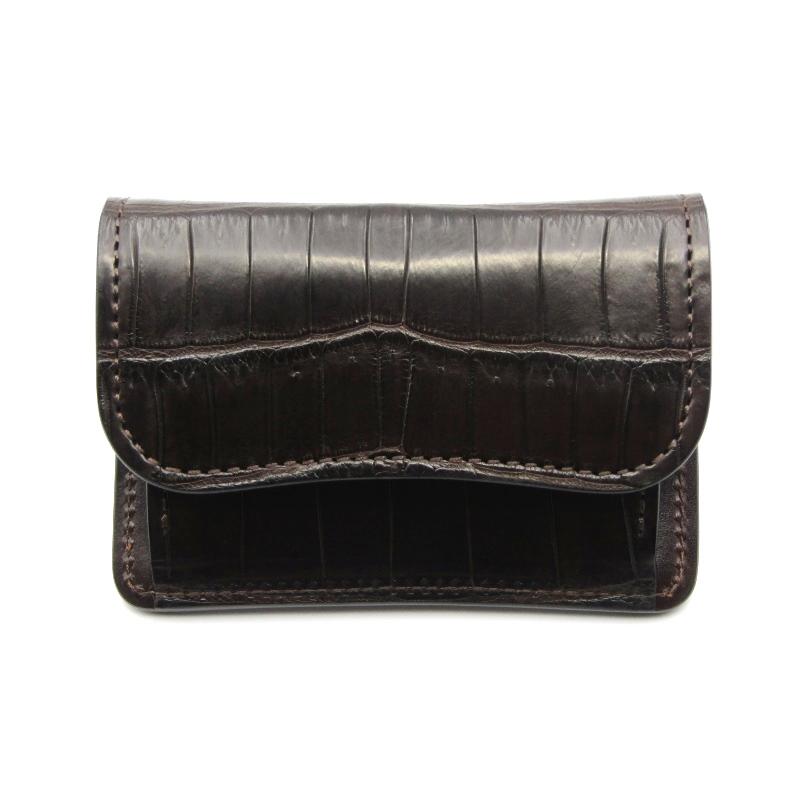WILDSWANS 未使用 ワイルドスワンズ 小銭入れ クロコ TONGUE FP タング  