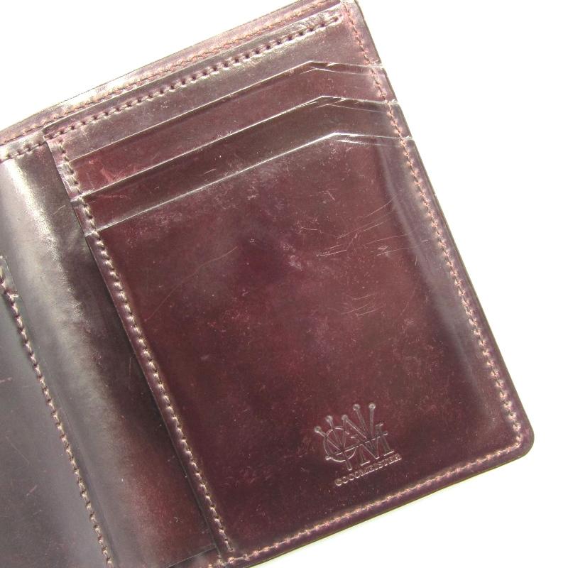 ココマイスター　シェルコードバン　オベロン　二つ折り札入れ 財布レビュー】シェルコードバン：オベロン(二つ折り)を半年使っ