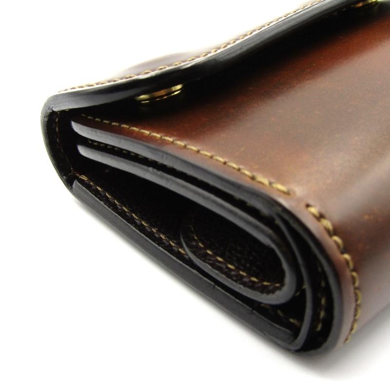 WILDSWANS ワイルドスワンズ 三つ折り財布 シェルコードバン ENO WILDSWANS ワイルドスワンズ 三つ折り財布 シェルコードバン ENO
