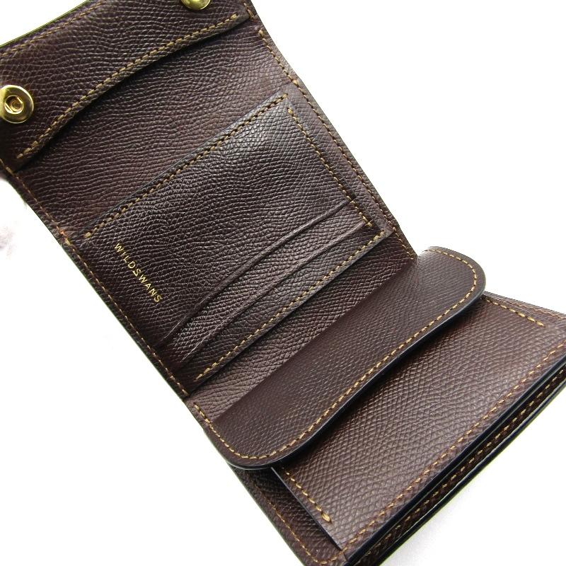 WILDSWANS ワイルドスワンズ 三つ折り財布 シェルコードバン ENO WILDSWANS ワイルドスワンズ 三つ折り財布 シェルコードバン ENO