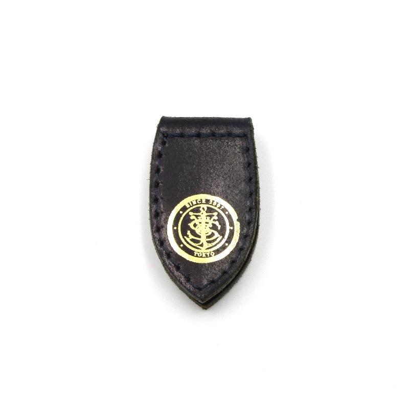 未使用 vasco ヴァスコ LEATHER GARRISON MONEY CLIP VSC-718C-NVY-B 