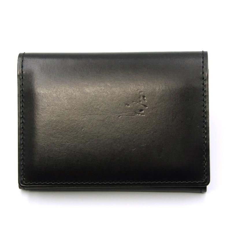 GANZO レザー名刺入れ ブラック ブライドルレザー GANZO 革／レザー