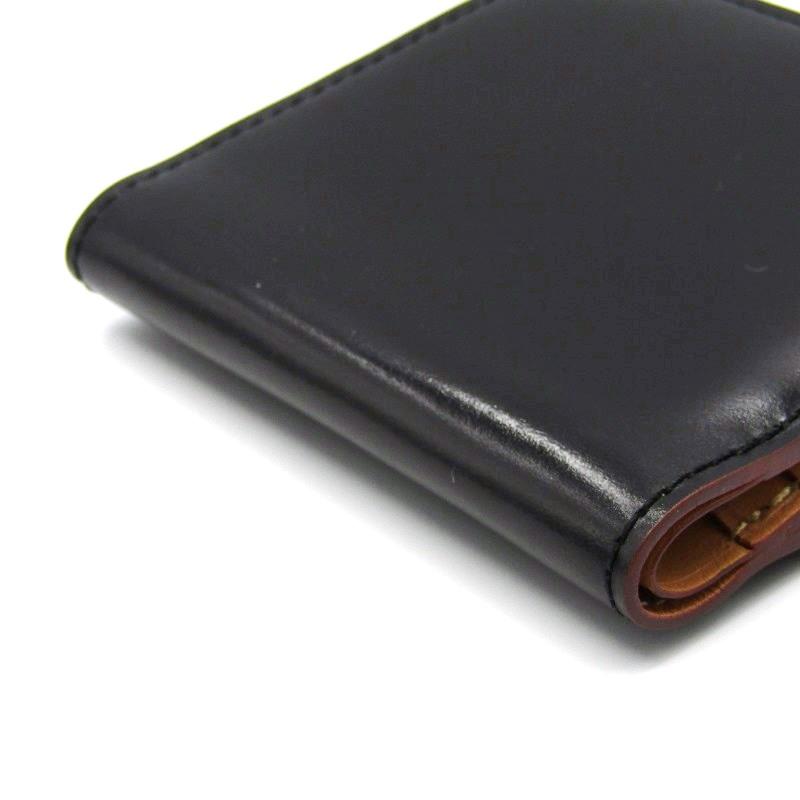 GANZO 美品 ガンゾ ミニ財布 57621 CORDOVAN BOX小銭入れ付き