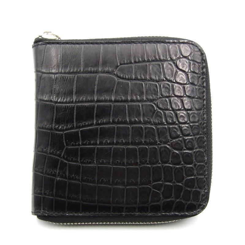 美品 7sense セブンセンス 二つ折り財布 ラウンドファスナー