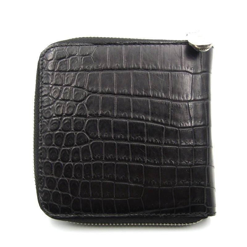 美品 7sense セブンセンス 二つ折り財布 ラウンドファスナー