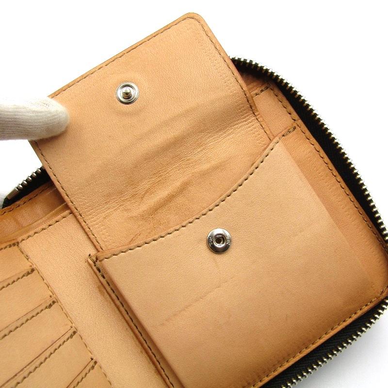 美品 7sense セブンセンス 二つ折り財布 ラウンドファスナー