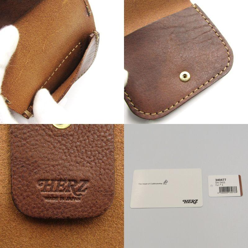 HERZ（ヘルツ） 美品 二つ折り財布 パイルアップウォレット SN-2421