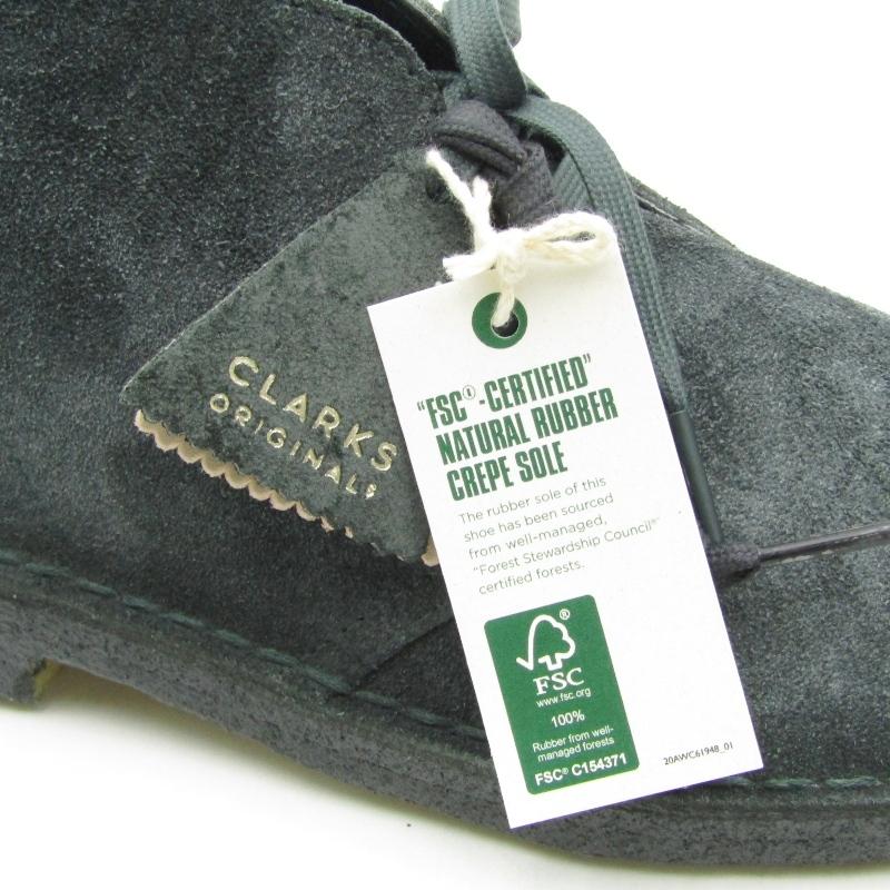 【新品未使用】廃盤クラークスclarks スエードシューズ uk8.5 レア色 Clarks（クラークス） 未使用 UK8 デザートブーツ 26168535 DESERT