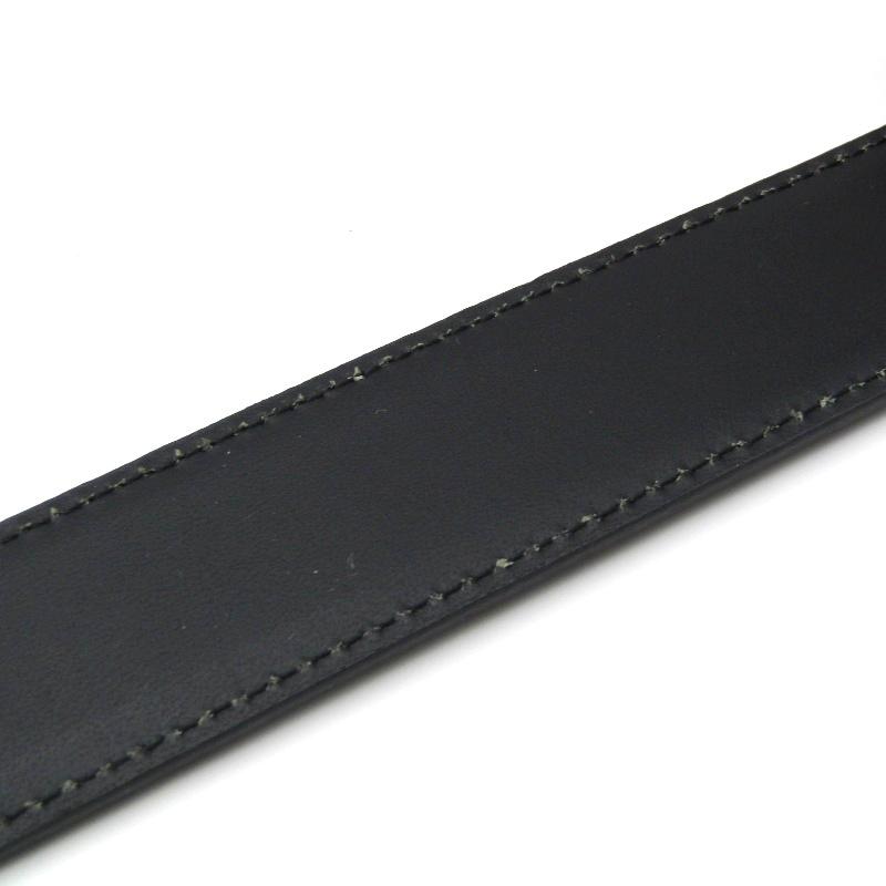 美品 L'AIGLON レグロン ベルト プレーン 日本製 牛革 ビジネス ブラック 黒   24005458 |  | 06