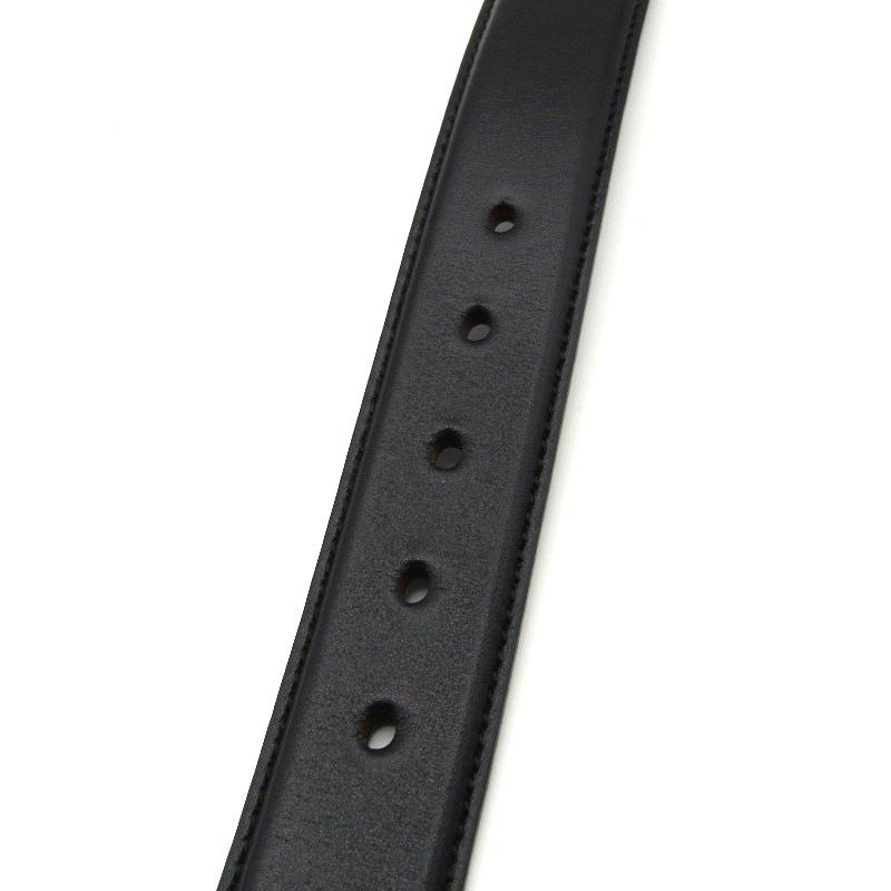 美品 L'AIGLON レグロン ベルト プレーン 日本製 牛革 ビジネス ブラック 黒   24005458 |  | 07