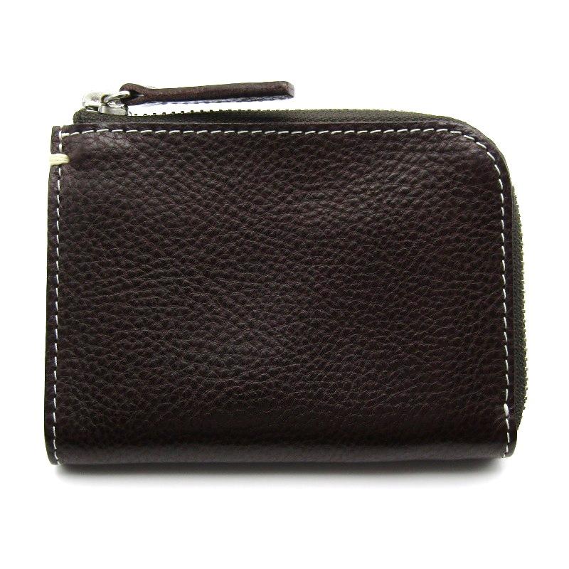 土屋鞄 美品 土屋鞄製作所 ツチヤカバン ミニ財布 ハンディLファスナー