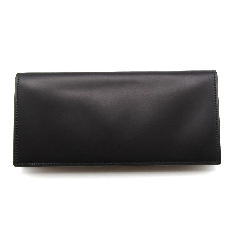 未使用 Flathority フラソリティ 長財布 FM701 水染 オイルコードバン