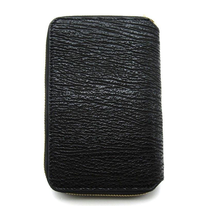 KUBERA クベラ ミドルウォレット 鮫桟革ラウンドファスナー シャーク