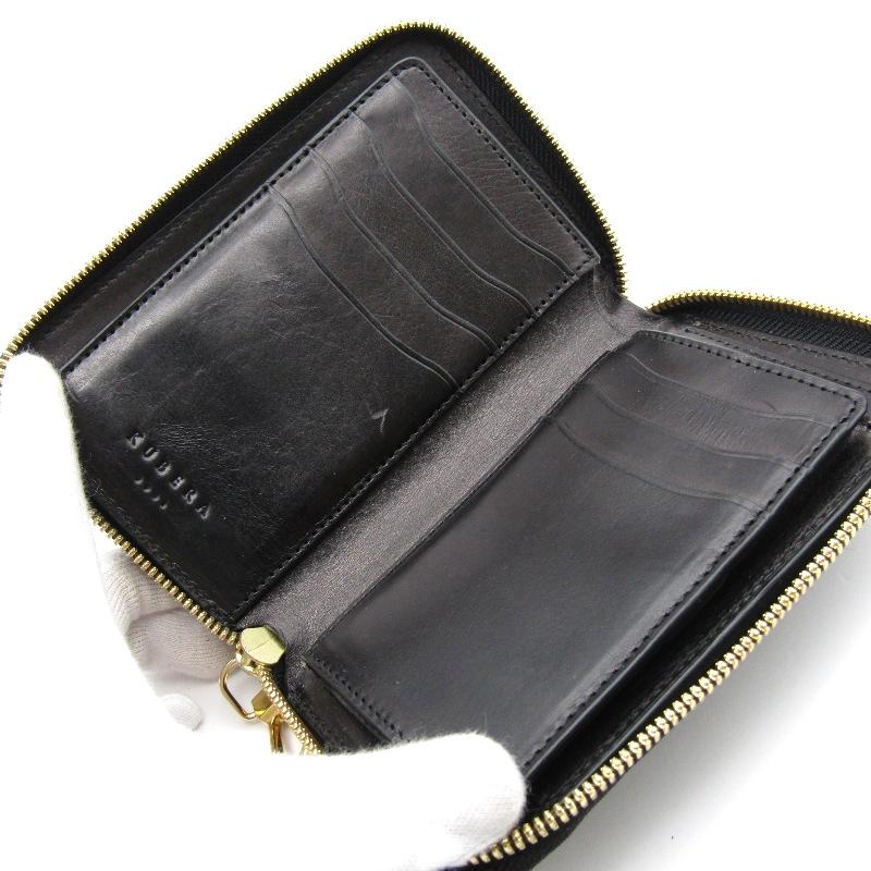 KUBERA クベラ ミドルウォレット 鮫桟革ラウンドファスナー シャーク