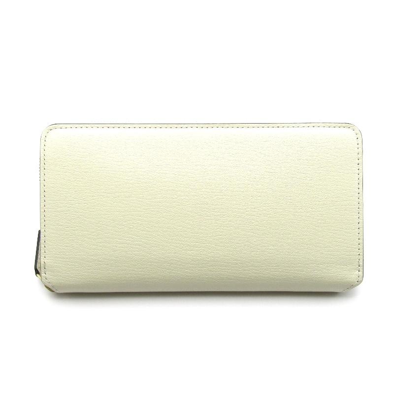 美品 L'arcobaleno ラルコバレーノ 長財布 LA409 ラウンドジップ ROUND ZIP LONG WALLET ホワイト/グレー   24005868 美品 L'arcobaleno ラルコバレーノ 長財布 LA409 ラウンドジップ ROUND