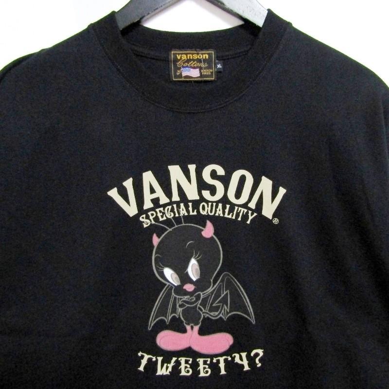 VANSON 未使用 Vanson バンソン 長袖Tシャツ トゥイーティー VANSON 未使用 Vanson バンソン 長袖Tシャツ トゥイーティー