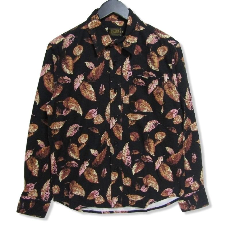 Calee キャリー 長袖シャツ 総柄 リーフ ネルシャツ 柄シャツ L S Flannel Fallen Leaves Pattern Shirt ブラック 黒 M メンズ 中古 クラシック 通販 Yahoo ショッピング
