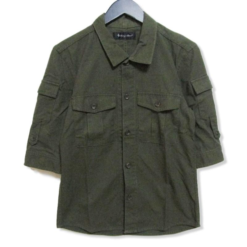 珍しい シャツ カジュアルシャツ 新入荷 Lounge Lizard ラウンジリザード 五分袖シャツ ジャケット ミリタリー カジュアルシャツ 無地 半袖シャツ オリーブ 2 メンズ 中古 Www Threeriversofs Com
