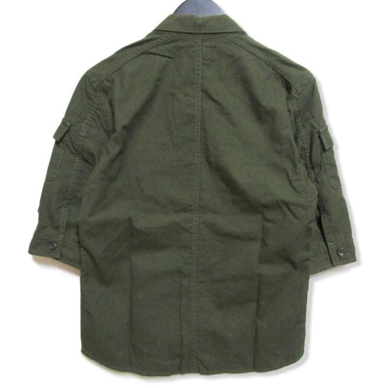 珍しい シャツ カジュアルシャツ 新入荷 Lounge Lizard ラウンジリザード 五分袖シャツ ジャケット ミリタリー カジュアルシャツ 無地 半袖シャツ オリーブ 2 メンズ 中古 Www Threeriversofs Com