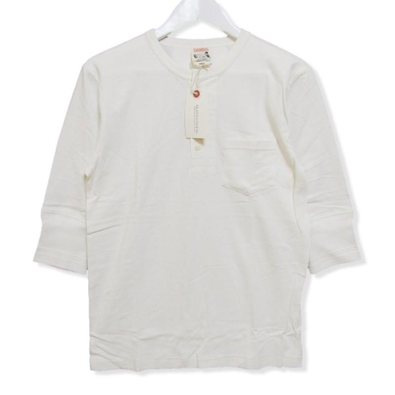 未使用 GLADHAND グラッドハンド 七分袖Tシャツ GLADHAND-17 ヘンリー 