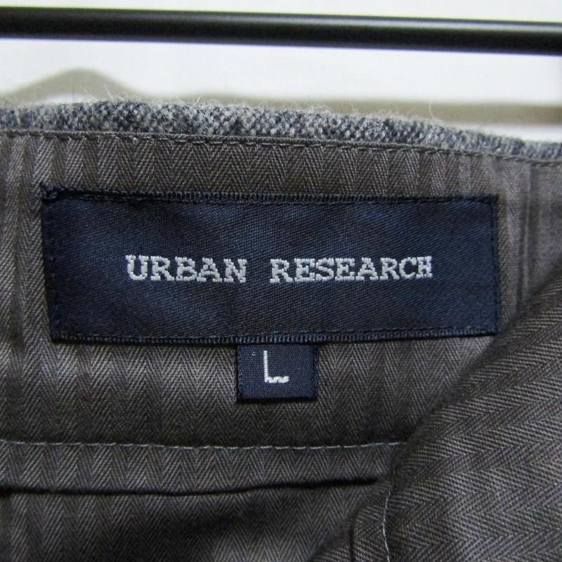 URBAN RESEARCH アーバンリサーチ スラックスパンツ UM11-TB05031 ロングパンツ ウール 無地 グレー 灰色 L メンズ  中古 27004059｜classic｜07