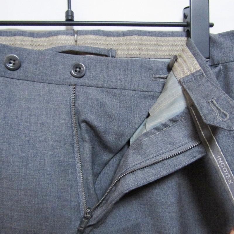 INCOTEX インコテックス スラックスパンツ SUPER100S スーパー