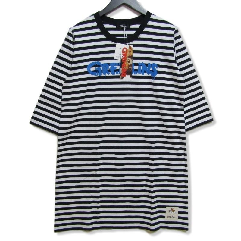 未使用 Ne-net × GREMLINS ネネット 半袖Tシャツ ボーダー ロンT NE81  