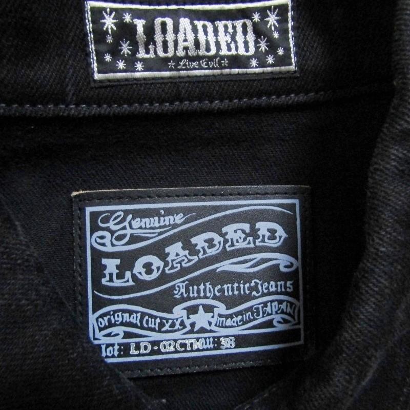 LOADED ローデッド デニムジャケット ダブルジップ ジャケット jacket 