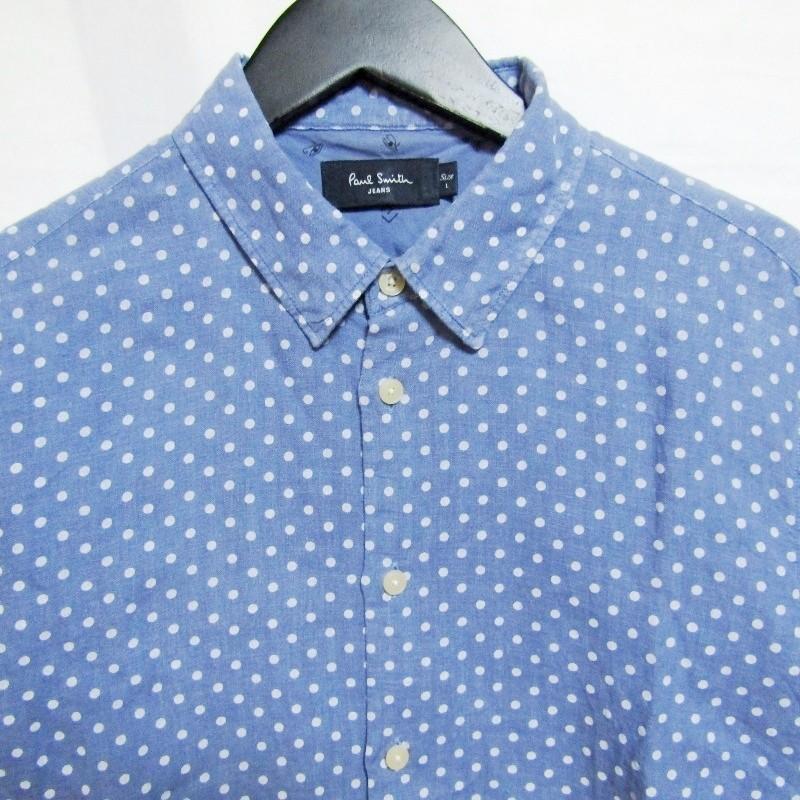 【新品 未使用品】Paul Smith 青色 Mサイズ 長袖トップス Paul Smith（ポール・スミス） ポール スミス 長袖Tシャツ メンズ