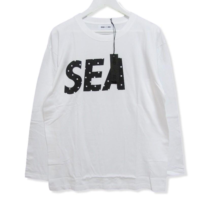 未使用 WIND AND SEA × BIOTOP ウィンダンシー 長袖Tシャツ WDS-BTP19A  