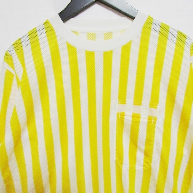 未使用 MOUNTAIN RESEARCH マウンテンリサーチ Mesh Stripe L/S MTR 
