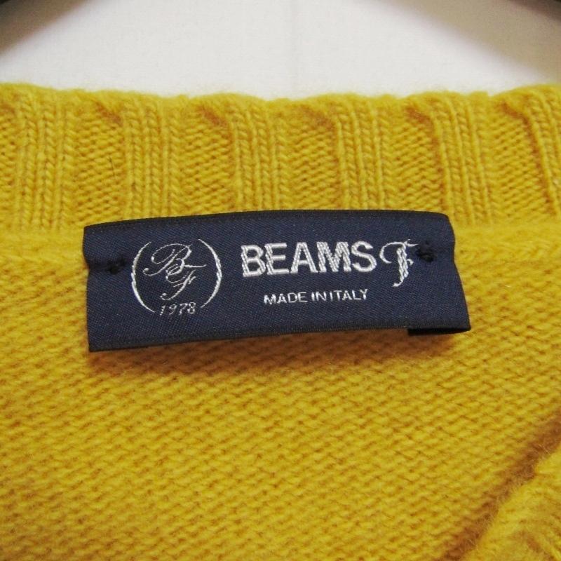 Beams F ビームス クルーネック ニット ウール イタリア製 イエロー 48 メンズ 中古 クラシック 通販 Yahoo ショッピング