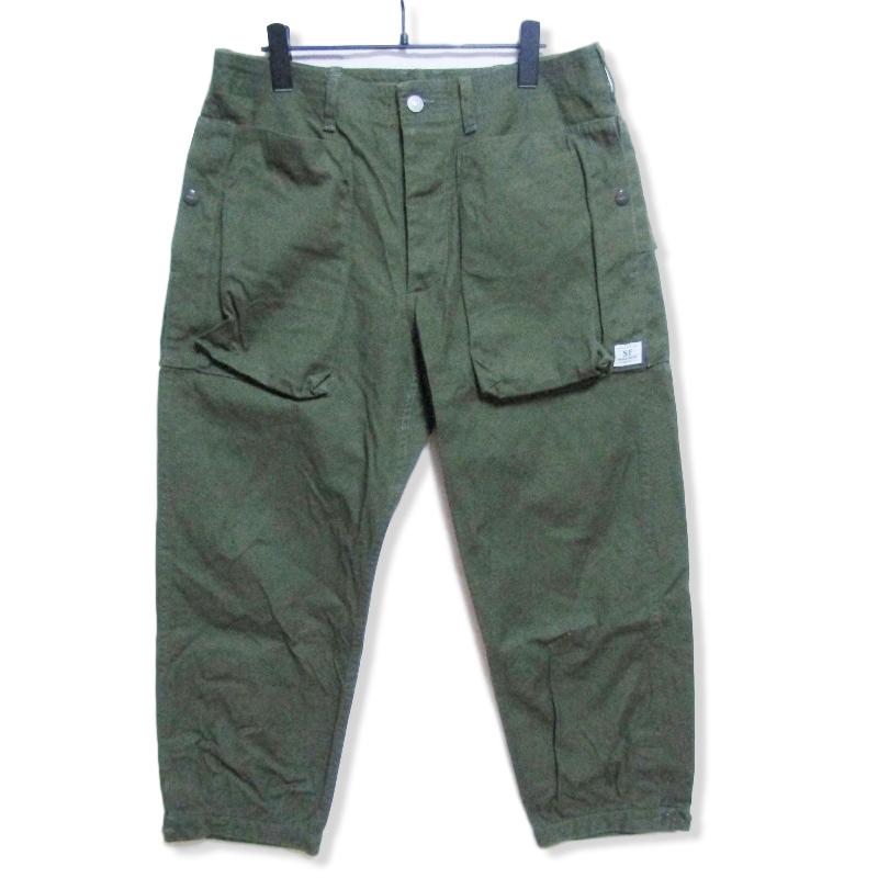 SASSAFRAS ササフラス Digs Crew Pants 4/5 ミリタリーパンツ ディグス 