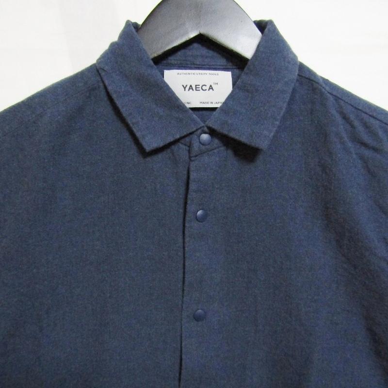 YAECA ヤエカ 長袖シャツ 14159 スナップボタン コンフォートシャツ 