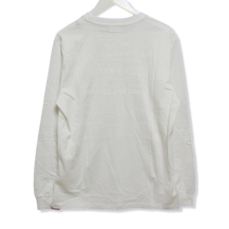 DIESEL 長袖カットソー　M DIESEL ディーゼル 長袖Tシャツ カットソー メンズ ロゴプリント