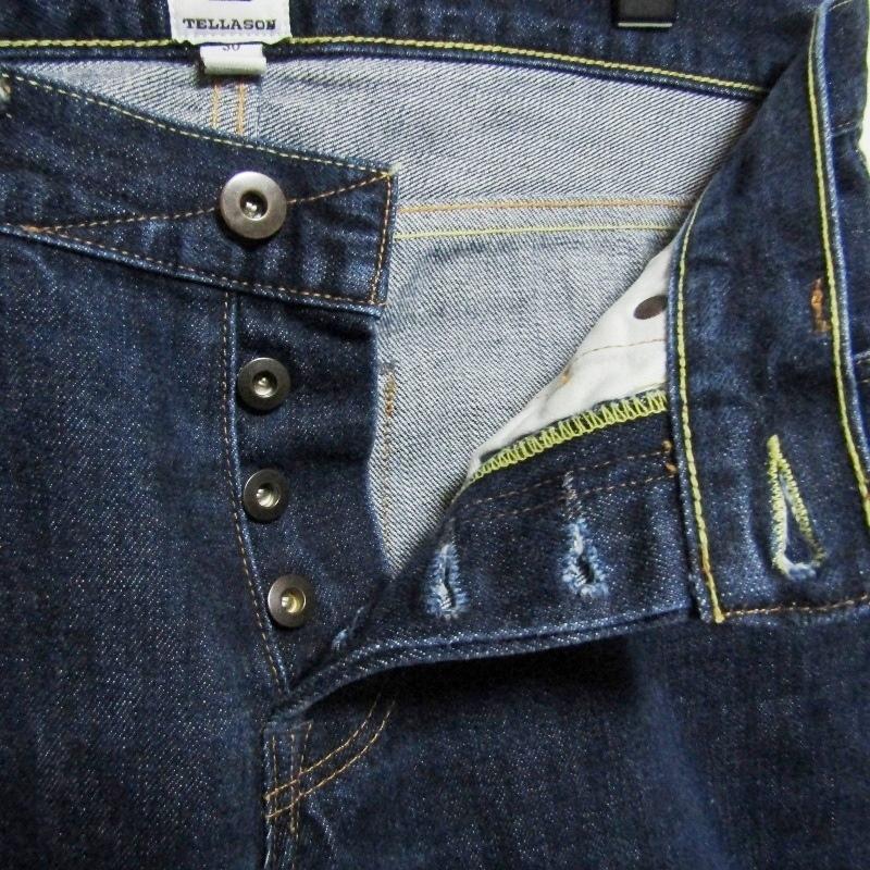 TELLASON テラソン デニムパンツ WHITE OAK CONE DENIM コーン